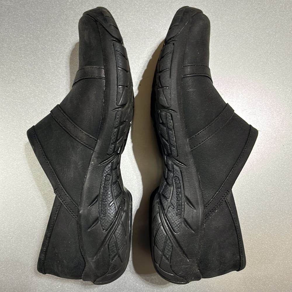 Merrell Women’s 7.5 Encore Moc 4 black leather - Picture 4 of 7